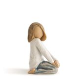 Willow Tree 26223 Vrolijk Kind Figuur, 5,1 x 3,8 x 7,6 cm, Naturel