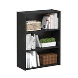 Furinno Pasir Americano, 3-traps open rek, boekenplanken, 57,7 (breedte) x 80 (hoogte) x 24,1 (diepte) cm
