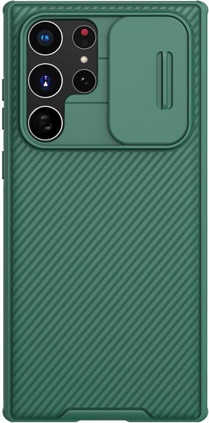Nillkin CamShield Pro Case - Telefoonhoesje voor Samsung Galaxy S22 Ultra 5G - Groen