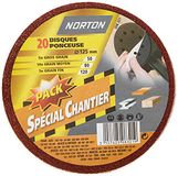 Norton slijpschijven 125 mm, 20 stuks