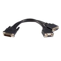 StarTech.com StarTech 20 cm LFH-59 Mannelijk naar Twee Vrouwelijk VGA DMS-59 Kabel
