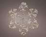 Lumineo LED Sneeuwvlok 42x48cm 192L Warm Wit Licht