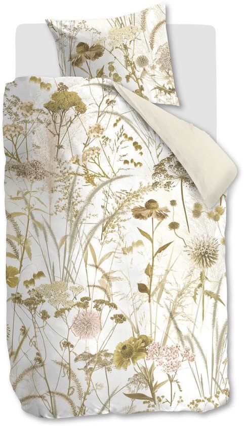 Beddinghouse Cely dekbedovertrek - Eenpersoons - 140 x 200/220 cm - Naturel