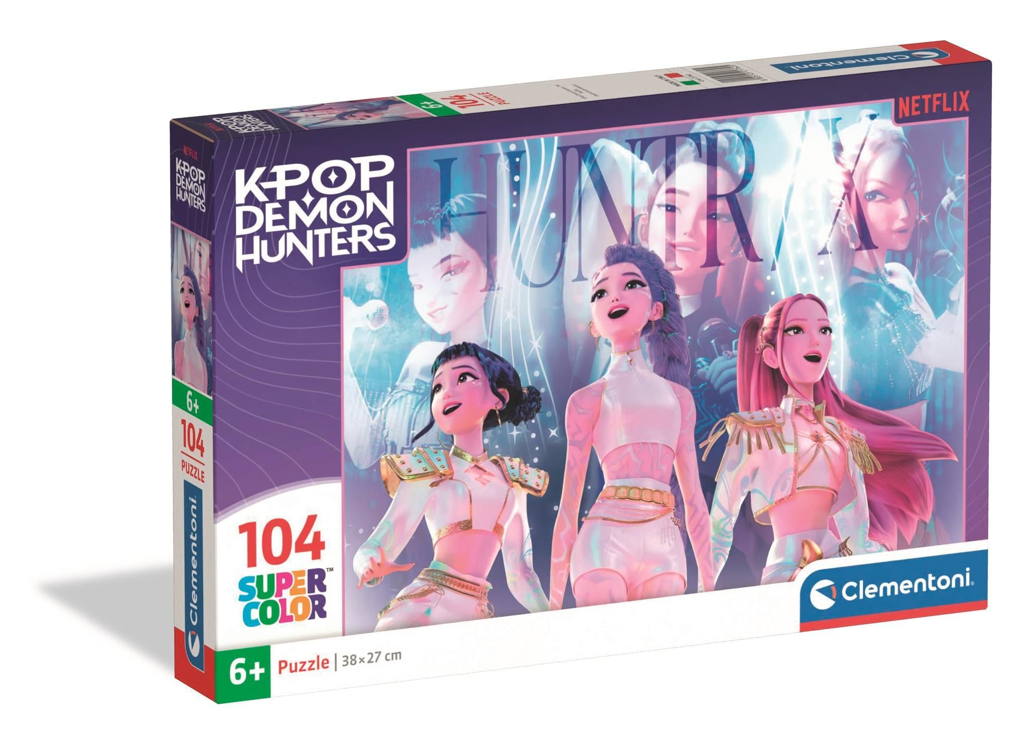 Clementoni KPop Demon Hunters 1 puzzel 104 stukjes