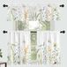 Fereyis Floral Leaves Curtain Set