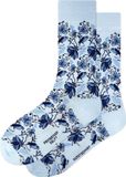 Kunstsokken Delfts Blauw Patroon Sokken Heren 41-46 Biologisch Katoen