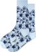 Kunstsokken Delfts Blauw Patroon Sokken Heren 41-46 Biologisch Katoen