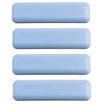cyclingcolors 4 x teflonglijders, zelfklevend, 19 x 70 mm, PTFE-meubelglijders, stoelglijders, vloerglijders