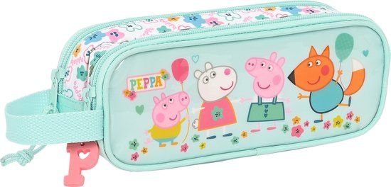 Peppa Pig Etui Cosy Corner - 21 x 8 x 6 cm - Mint