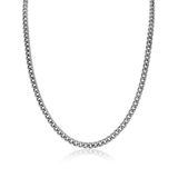 ZINZI zilveren gourmet collier 4,5mm breed 45cm ZIC1414
