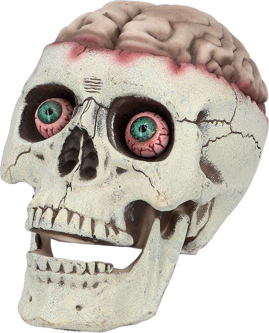 Boland - Schedel Brain-dead met beweegbare kaak - Halloween - Decoratie