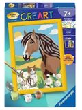 Ravensburger CreArt Kids 13x18 cm Paard en zon Schilderpakket op nummer Vanaf 7 jaar 12023045