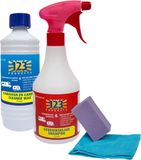 123 Products Flash & Clean - Reinigingspakket - Reinigt en beschermt - Verwijdert zwarte strepen - voor Camper, Caravan, Boot