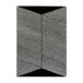 NJRD Tapis en laine Rectangles noir 170x240 cm