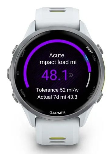 Garmin Forerunner 970 Smartwatch - 1.4" AMOLED - White/Yellow Band