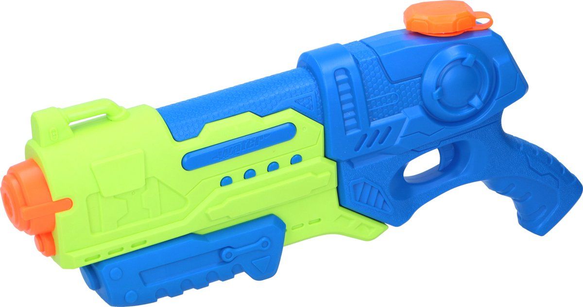 Scatch Waterpistool - met Pomp - 900ml - Blauw/ Groen