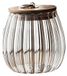 Contenant alimentaire en verre lot de 2 pour farine