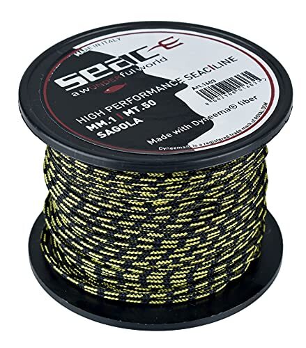 Seac Dyneema Hoogwaardige Speervissenlijn, 1mm Diameter/50m