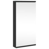 VidaXL Badkamerwastafel & wastafelkast Zwart