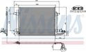 Nissens 94690 Condenser, air conditioning