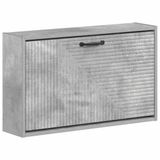 vidaXL Wandgemonteerde Schoenenkast HAARLEM 71 x 17 x 43 cm Betongrijs