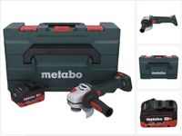 Metabo WB 18 LT BL 11-125 Quick meuleuse d'angle 18 V 125 mm sans balai + 1x batterie 8.0 Ah + metaBOX - sans chargeur