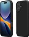kwmobile telefoonhoesje geschikt voor Apple iPhone 16 Plus - Hoesje met siliconen coating - Smartphone case in zwart