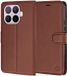 Techsuit Hoesje geschikt voor Xiaomi 17T - Leather Folio Book Wallet Case - Bruin