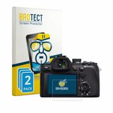 BROTECT - Screenprotector voor Sony Cyber-Shot DSC-RX10 V - Folie Beschermfolie transparant 2 Stuks