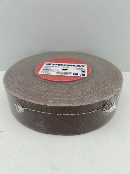 Promat schuurlinnen rol 50mm x 50 mtr korrel 150 voor metaal
