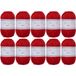 Utopia Crafts JOY Uni brei- en haakgaren, zacht, onderhoudsvriendelijk, 100% polyacryl, 10 x 50 g kluwen, 150 m (rood-oranje)