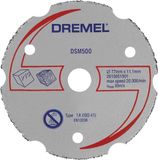 Dremel DSM500 2615S500JB Disque de coupe droit 77 mm 1 pièce(s) Bois dur, Bois tendre, Contreplaqué, Stratifié, Plastique, Fonte