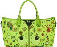 myMo Pop Shopper 'Pop Eyetheme' neongroen / oranje / rood / zwart