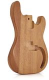 Gear4music Basgitaar Body, Natuurlijk Mahoniehout