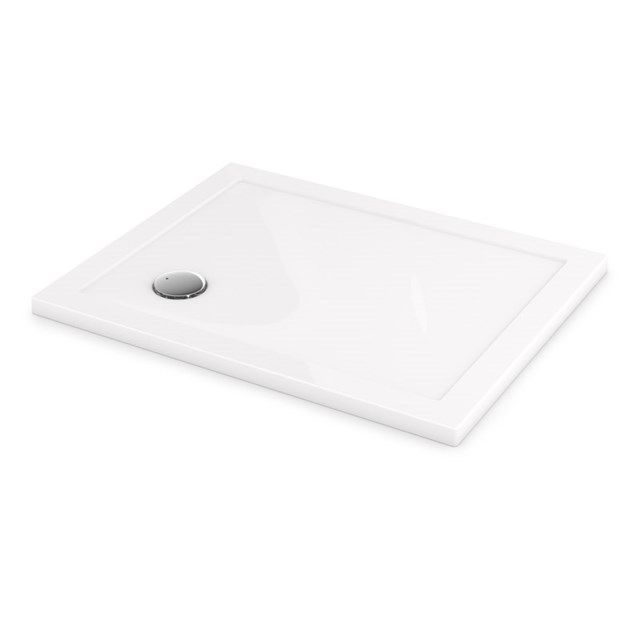 Maxaro Douchebak 100x80cm Rechthoek Acryl Hoogglans Wit