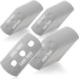 com-four® 30x roestvrijstalen messen voor reinigingsschrapers