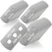 com-four® 30x roestvrijstalen messen voor reinigingsschrapers