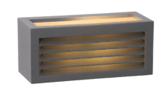 Lucide Dimo - Buitenlamp - E27 - 11 cm - Zwart