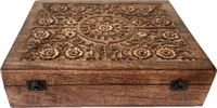 Merkloos / Sans marque awgifts Opbergbox 80 vakken hout - etherische olie - sieradendoos - organizer