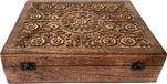 Merkloos / Sans marque awgifts Opbergbox 80 vakken hout - etherische olie - sieradendoos - organizer