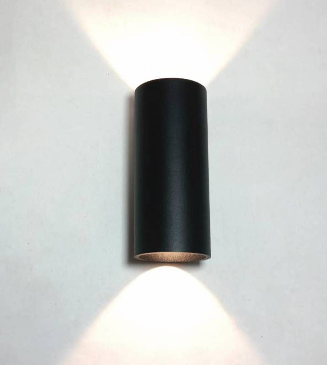 LT-Luce Brody Wandlamp Zwart Led IP54 - 8719831730124