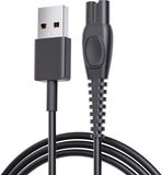 GO SOLID! ® Oplaadkabel Zwart 92 cm geschikt voor Philips 3000 series