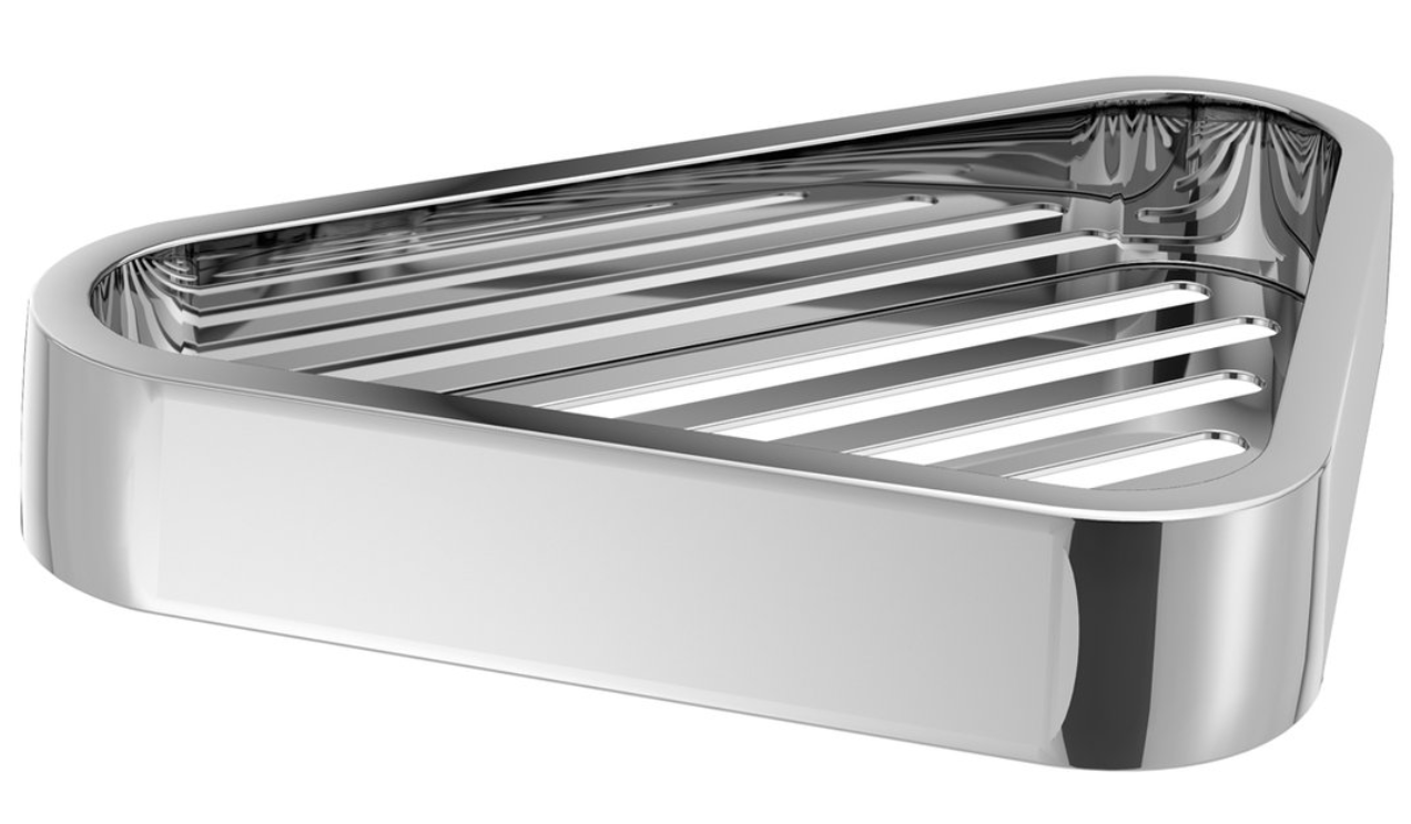 Sapho Hoekplank Chroom 17x17 cm