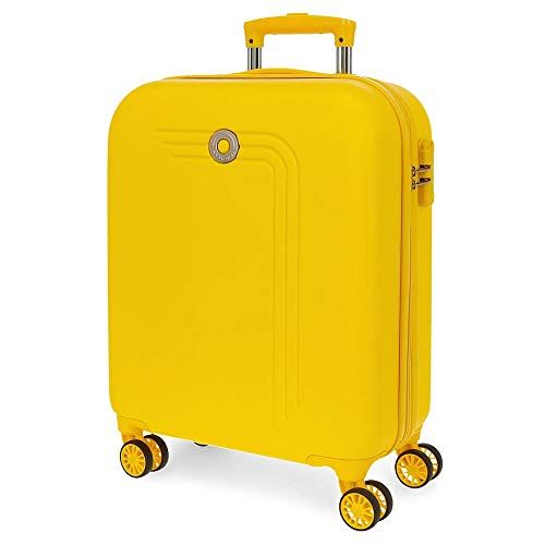 MOVOM Riga Hard Shell Cabin Trolley - 55 cm - Yellow
