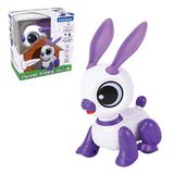 Lexibook Power Rabbit Mini - Mijn kleine robot konijn - konijnenrobot met geluiden, muziek, lichteffecten, spraakherhaling en geluidsreactie, speelgoed voor kinderen en meisjes - ROB02RABLXB