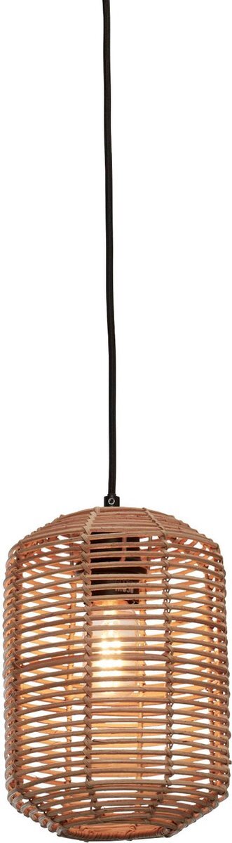 Good&Mojo Hanglamp Tanami - Rotan - Ø18x25cm - Modern - Hanglampen Eetkamer, Slaapkamer, Woonkamer