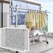 Housse de séchage sans marque - Housse extérieure pour étendoir - Protection des vêtements - Protection toutes saisons - 240x55x105cm - Transparent