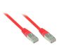 Alcasa Câble réseau 5m Cat5e SF/UTP (S-FTP) Rouge
