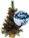 Everlands Kaemingk B.V. Mini kerstboom 45 cm - met decoratie en verlichting helder wit 300cm -40 leds