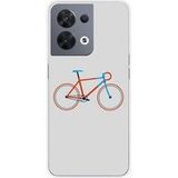 1001 coques Oppo Bedrukt siliconen hoesje compatibel met Oppo Reno 8 5G Bike color hipster